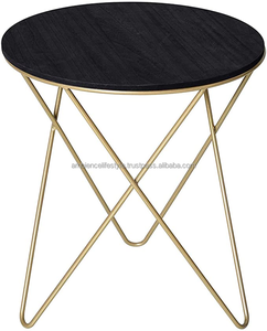 Table d'appoint moderne avec dessus en marbre et dessus en verre directement d'usine pour le salon chambre petits espaces ambiance style de vie - Product Image 6