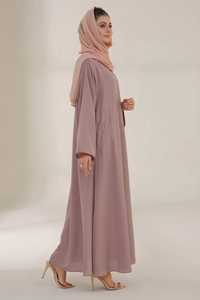 Wholesale Dubai Abaya Chiffon <b>Ruffled</b> Sleeves Women Muslim <b>Dress</b> Abaya butterfly Abaya <b>Dress</b> Dubai - Product Image 4