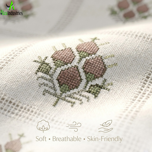 Sábanas de Algodón de Lujo Tamaño Super King |   Juego de Ropa de Cama Estampada Suave con Fundas de Almohada, Colección de Ropa de Cama Transpirable y Duradera - Product Image 3