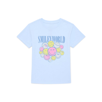 T-shirt imprimé pour filles, 100% coton, tricot doux, manches courtes, été, décontracté, pour enfants