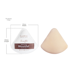 Easy to use Triangle Soufflé Cushion Puff Suitable for all types of makeup products Wholesale for retail distribution triangul - Product Image 2