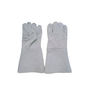 Leather Welding <b>Gloves</b> for Electric Welding Smooth Texture Heat-resistant Durable Anti-scald Resistant Silicone-free <b>Latex</b>-free - Product Image 1