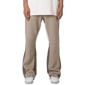 Flared Jogger Sweatpants Custom Regular Fit Polyester/Cotton Breathable Quick Dry Eco-Friendly Heavyweight for Men - Product Image 5