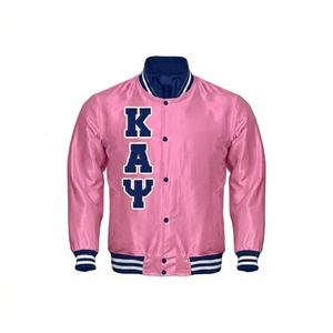 Veste universitaire Letterman, veste de sororité personnalisée pour femmes, broderie Sigma Gamma Rho Soror, veste en satin de soie pour femmes et hommes - Product Image 5