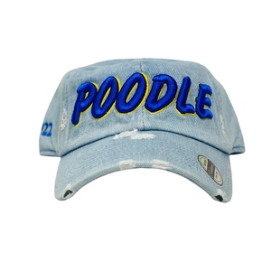หมวกแก๊ปยีนส์ปักลาย Sigma Gamma Rho Poodle ปรับขนาดได้ ใส่ได้ทั้งชายและหญิง หมวกสโมสรนักศึกษากรีก สไตล์ลำลอง สตรีทแวร์ แบบสั่งทำ - Product Image 1