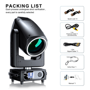 ไฟหัวเคลื่อนที่ SHEHDS 320W 14R CMY Beam DMX512 24CH 27CH 8 ปริซึม 48 ปริซึม แสงบีมแคบ สำหรับคอนเสิร์ต ทัวร์ และงานอีเว้นท์ - Product Image 4