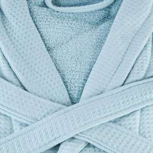 Peignoir de bain Nesta Sports 100 % coton style kimono, long, absorbant, luxueux, léger, en tissu gaufré pour hommes et femmes - Product Image 5