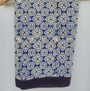 Handmade Cotton <b>Sarong</b> Wrap Floral Block Print Beach Cover Up Lightweight Pareo for Women Pareo Wrap Bohemian Swim Cover Up - Product Image 5