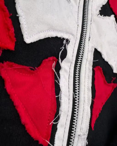 Sudaderas con Capucha para Mujer, Personalizadas con Logotipo, Estampadas, Lavadas al Ácido, con Efecto Desgastado por el Sol, con Pedrería, de Tela Gruesa - Product Image 6