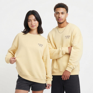Sudadera Unisex de Gran Tamaño con Hombros Caídos, Color Sólido, Cuello Redondo, Personalizable con Logotipo para Mujer - Product Image 4