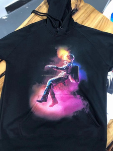 Unisex 100% algodón francés Terry sudaderas con capucha de gran tamaño 320Gsm logotipo personalizado bordado manta para hombres primavera temporada con capucha sólida - Product Image 5