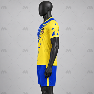Camiseta de Fútbol Personalizada RUIWO para Hombre, 100% Poliéster, Transpirable, Cuello Redondo, Manga Corta, Uniforme de Fútbol de Verano, Impresión Digital Rápida - Product Image 2