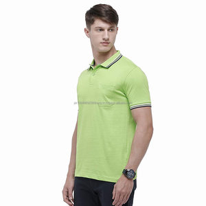 Polo Verde Neón Más Vendido para Hombre, Camiseta de Manga Corta de Secado Rápido para Hombre, Hecho en Pakistán con Logotipo y Etiqueta Personalizados - Product Image 2