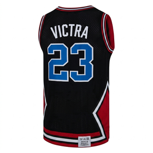 Maillot de basketball personnalisé pour homme, respirant, en maille, protection UV, tissu polyester/maille, coupe athlétique, taille élastique, manches courtes - Product Image 1