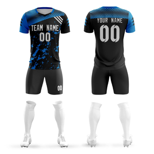 Maillot de football rétro personnalisé avec nom d'équipe, 100% polyester respirant, imprimé, grande taille, toutes saisons, unisexe adulte - Product Image 1