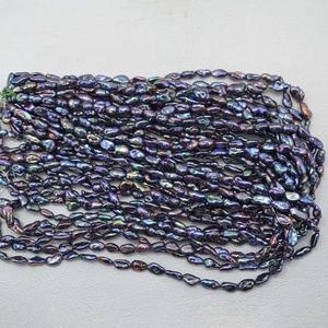 Perlas de Agua Dulce Naturales de 4mm 5mm 6mm en Morado, Rosa, Verde y Azul, Piedras Irregulares de Fantasía, Precio por Gramo, Certificación IGI, Joyería de Perlas - Product Image 2