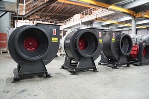 Ventilateur centrifuge autoportant pour la ventilation des sous-sols CEP-2-3.8D, entraînement direct, alimentation en air frais industriel, certifié CE - Product Image 2