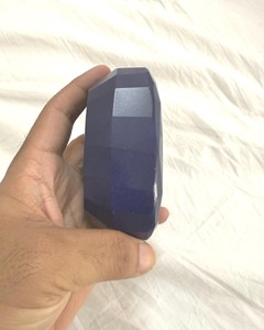 Zafiro Azul Calefactado, Corte Esmeralda Ovalado, Facetado, 5000 Ct, Gema Suelta, Azul Intenso, Gran Tamaño, Piedra Preciosa Pulida - Product Image 3