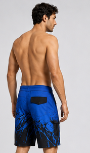 Custom <b>Mens</b> Board Shorts Manufacturer Wholesale Hawaii Swim Shorts Quick Dry Surf <b>Trunks</b> Beachwear Polyester Drawstring Pockets - Product Image 4