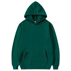 เสื้อฮู้ดผู้ชาย สีพื้น ผ้าฝ้ายเฟรนช์เทอร์รี่ ทรงปกติ สวมใส่สบาย เหมาะสำหรับฤดูหนาว มีกระเป๋าหน้า เป็นมิตรต่อสิ่งแวดล้อม ระบายอากาศได้ดี - Product Image 1