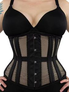 คอร์เซ็ตของผู้หญิงวินเทจชุดกระชับสัดส่วนเซ็กซี่แบบโอเวอร์บัสเทจคอร์เซ็ทผ้าบอร์เคดระบายอากาศทันสมัยสำหรับขนาดใหญ่พิเศษ - Product Image 3