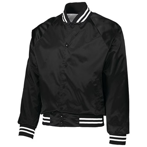 <b>Women</b> Baseball <b>Jacket</b> Satin Varsity Style Windbreaker Raglan Sleeve Casual Team <b>Jacket</b> Custom Logo OEM Outerwear - Product Image 1