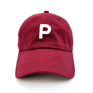 หมวกเบสบอลทรง P คุณภาพสูง ปรับขนาดได้ 6 แผง หมวกทรง Dad Hat ปรับได้ 男女兼用 ผ้าฝ้ายนุ่ม ไม่เสริมโครง หมวกกีฬา - Product Image 2