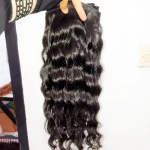 STEAMMED WAVE IN DEEP WAVE TEXTURE INDONESIAN NATURAL HAIR COLOR 100% HUMAN REMY HAIR SOFT SHINY TANGLED FREE AND NO SHEDS