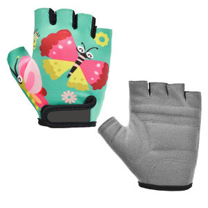 Gants de cyclisme demi-doigts pour femmes les plus vendus – Matière de qualité supérieure, paume rembourrée en mousse, sublimés, légers - Product Image 1
