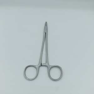 Vente en gros usine : Porte-aiguille droit en acier inoxydable, forceps chirurgical réutilisable pour la suture, logo personnalisé OEM - Product Image 1