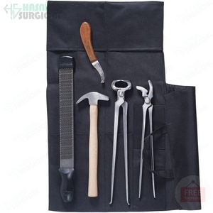 New Arrival of Farrier Hoof Kit with Bag Shoe <b>Puller</b> and Trimmer Tool Set HSH1041 CE Approved 1 Year Warranty by Hasni Surgical - Product Image 4