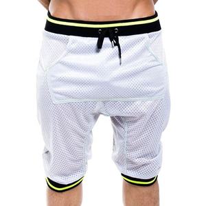 Pantalones cortos deportivos informales personalizados para hombre de nuevo diseño, pantalones cortos para correr de verano Unisex de secado rápido, pantalones cortos de gimnasio lisos de algodón 100% - Product Image 4