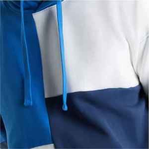 Sudadera con Capucha para Hombre, Color Azul con Bloques de Color, Corte Regular, Algodón French Terry, Estilo Casual para Otoño - Product Image 4
