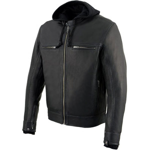 Veste de moto unisexe noire SAMROZ SPORTS, manches longues, ventilation, coupe-vent, haute qualité, 220g, hiver - Product Image 4