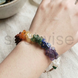 เจ็ดชิปจักระ unisex สร้อยข้อมือสันติภาพ-ของขวัญ - Product Image 4