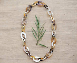 Collier de Saint Valentin en corne naturelle Collier de Noël Collier de vacances - Product Image 3