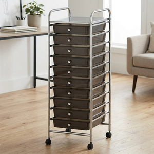 Qualité VENTE EBay En Gros Taiwan Meubles De Stockage Fabricant Chariot Chariot Coloré En Acier PP 10 Stockage Meubles De Bureau - Product Image 4