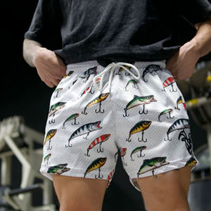 Shorts de pêche pour hommes, nouvelle collection, sur mesure, prix bas, couleur unie, respirants, légers - Product Image 2