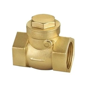 Vanne anti-retour en laiton forgé de qualité supérieure, finition dorée polie, qualité industrielle, résistante à la corrosion, raccord de régulation de débit - Product Image 4