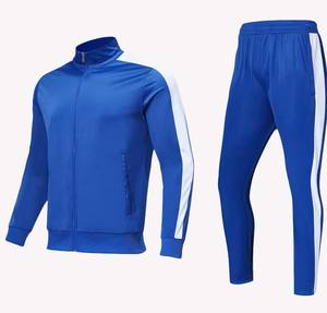 Chándal para hombre 2026 con chaqueta con cremallera, diseñado con tela de algodón mezclado, que ofrece comodidad y estilo para entrenamientos en el gimnasio. - Product Image 3