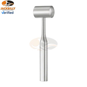 JACKBILLY Marteau chirurgical manuel en acier inoxydable de haute qualité, 185 mm, pour implants osseux, 320 g (tête), 235 g (corps), orthopédique - Product Image 3