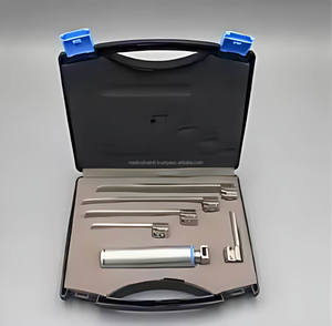 Ensemble de laryngoscopes vétérinaires LED Miller, 5 lames droites en acier inoxydable, certifié CE, Medivolve MI-6001010, garantie 1 an, OEM - Product Image 2