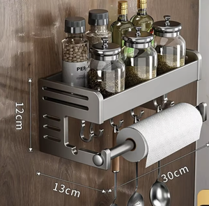 Organizador de Especias Giratorio de Metal de un Solo Nivel para Cocina, Soporte para Condimentos, Bandeja Giratoria, Estante de Almacenamiento, OEM/ODM - Product Image 2