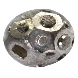 Perles en argent sterling 8 mm découpées au laser, perles en argent 925 découpées au laser, perles en argent sterling brillant découpées au laser - Product Image 6