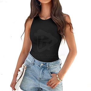 Camiseta sin Mangas para Mujer, Tejido de Algodón Transpirable, Material de Algodón Suave, Uso Diario, Servicio de Producción de Fábrica OEM - Product Image 5