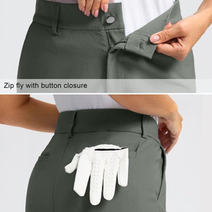 Pantalones cortos de golf ligeros para hombre, transpirables, de secado rápido, tela elástica, ajuste cómodo y de alto rendimiento, ropa de verano para exteriores - Product Image 4