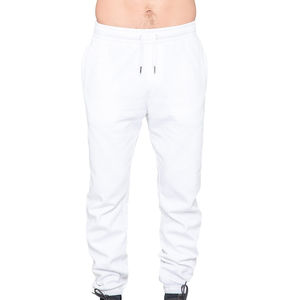 Pantalon de survêtement taille haute pour homme XXS 100 % coton écologique style sport décontracté coupe droite tissu molletonné foncé respirant séchage rapide - Product Image 1