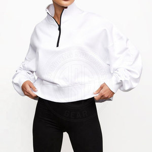 Premium Casual <b>Women</b> <b>Half</b> <b>Zip</b> Mock Neck <b>Sweatshirts</b> For Everyday Wear <b>Women</b> <b>Half</b> <b>Zip</b> Mock Neck <b>Sweatshirts</b> - Product Image 6