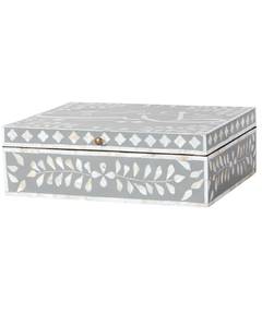 Handcrafted Mother of Pearl Mosaic Inlay Jewelry Storage <b>Box</b> Decorative Design <b>Trinket</b> Keepsake Organizer Gift <b>Box</b> for Home Deco - Product Image 5