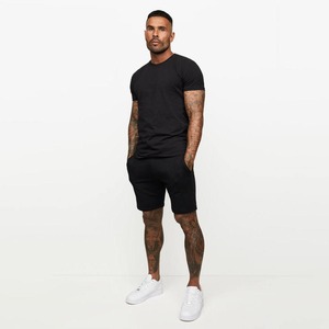 Conjunto de camiseta oversize y pantalones cortos para hombre, conjuntos de camiseta de manga corta y pantalones cortos para hombre - Product Image 1